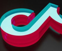 Logo rendereziada do TikTok