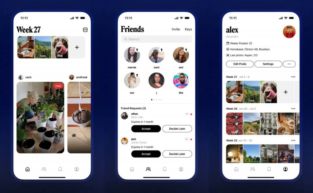 Retro aposta em um “álbum social” para amigos próximos, criando um espaço sem likes e sem pressão estética