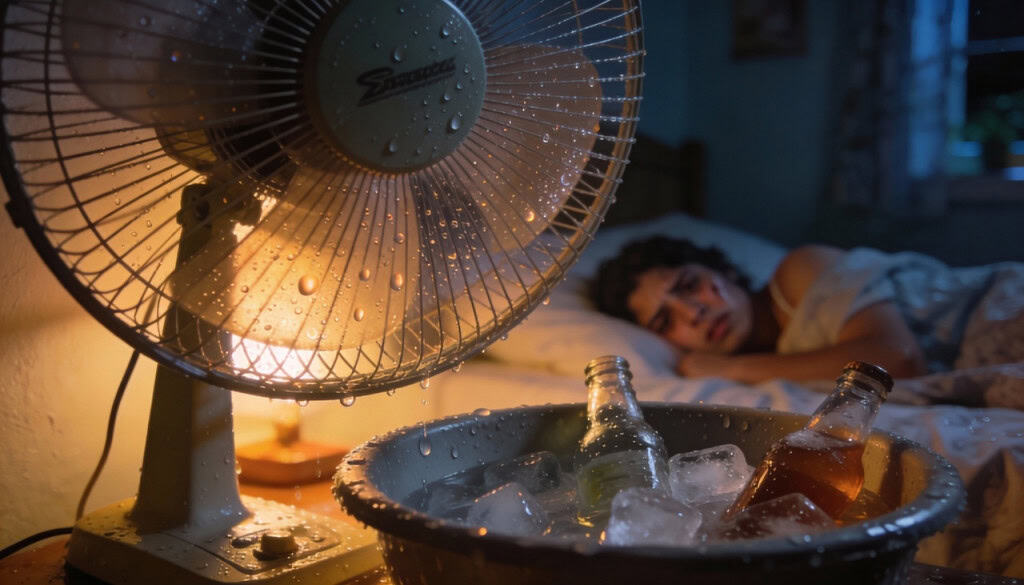 O truque do ventilador e gelo realmente funciona ou é apenas um mito da internet?