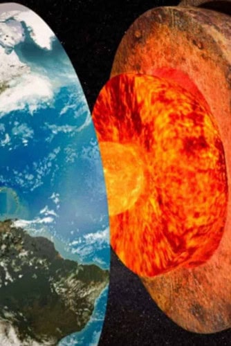 Capa - núcleo da terra