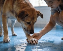 O truque dos veterinários para resfriar pets com o máximo de conforto