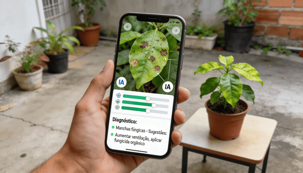 Apps que te ajudam a identificar doenças nas plantas pelo celular