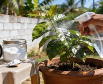 Essa receitinha com bicarbonato salva plantas com fungos