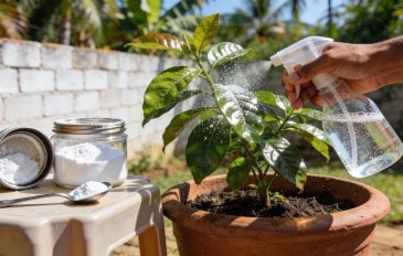 Essa receitinha com bicarbonato salva plantas com fungos
