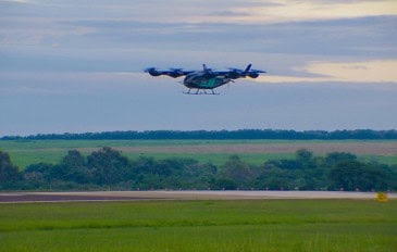 eve air mobility primeiro voo