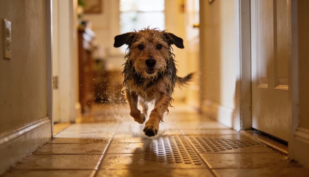 Por que do nada seu cachorro tem uma explosão de energia que faz ele correr pela casa como se não houvesse amanhã