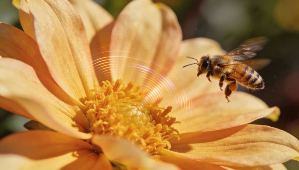 O mecanismo que permite às flores escutarem o zumbido das abelhas