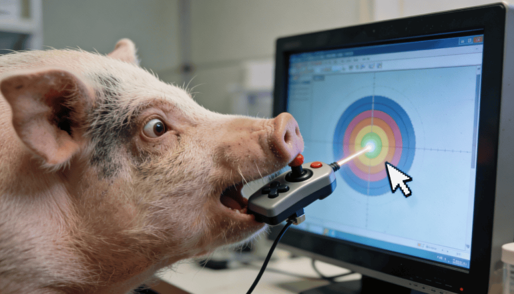 Estudo mostra que porcos podem jogar videogame e resolver problemas difíceis