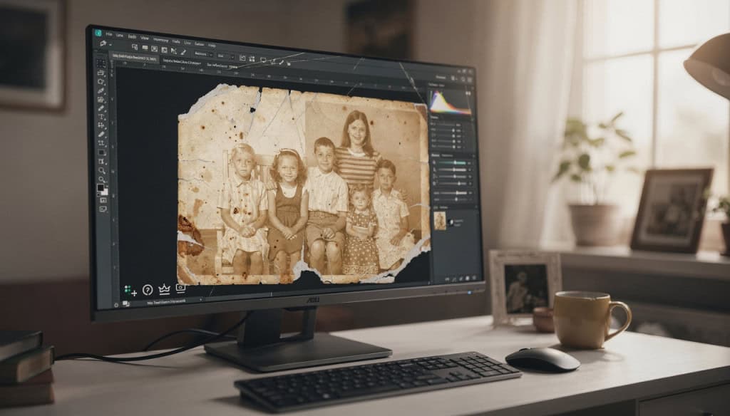 O aplicativo que transforma qualquer foto antiga e rasurada em uma imagem colorida e nítida com IA