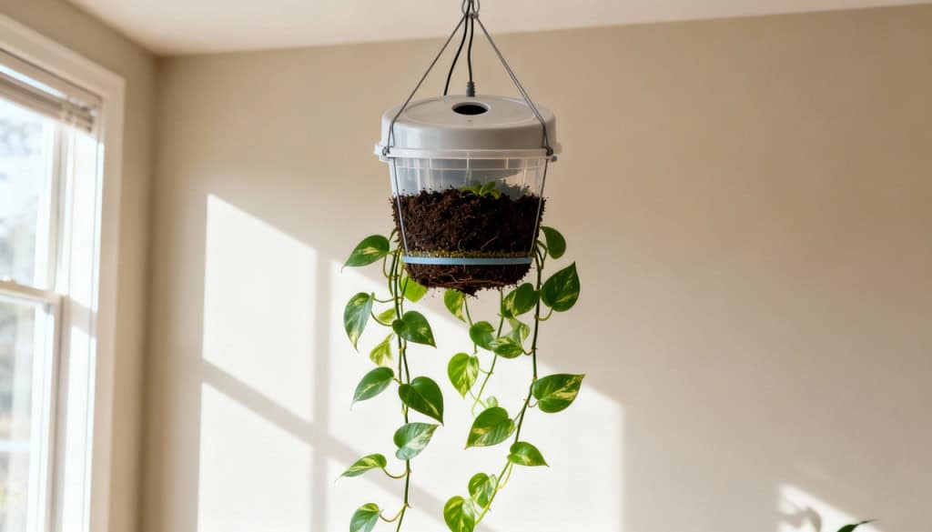 Eu morria e não sabia que era assim que se plantavam plantas invertidas, deixando a casa linda e sofisticada