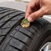 Como saber a hora exata de trocar o pneu usando apenas uma moeda de 1 real