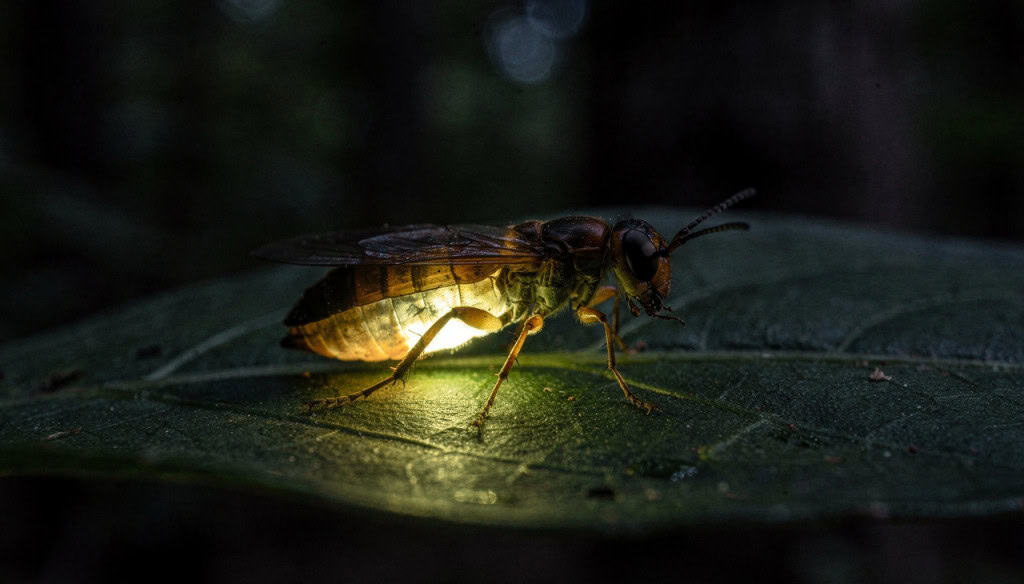 O interruptor invisível que o vaga-lume usa para acender no momento exato no meio da noite