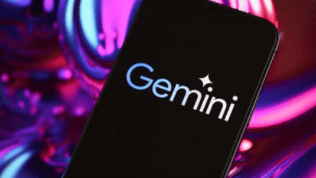 celular com app Gemini