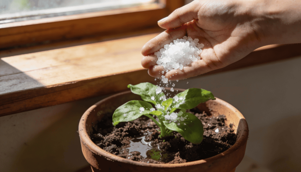 Jogar sal no jardim ajuda no crescimento e proteção da plantas? Mito ou verdade?
