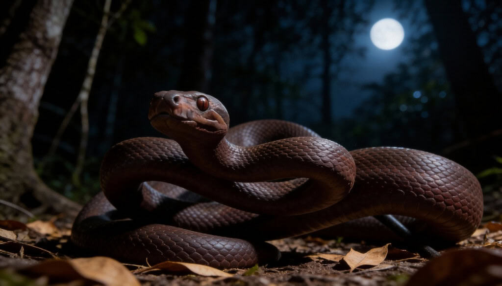 A serpente brasileira que muda de cor conforme a luz do dia