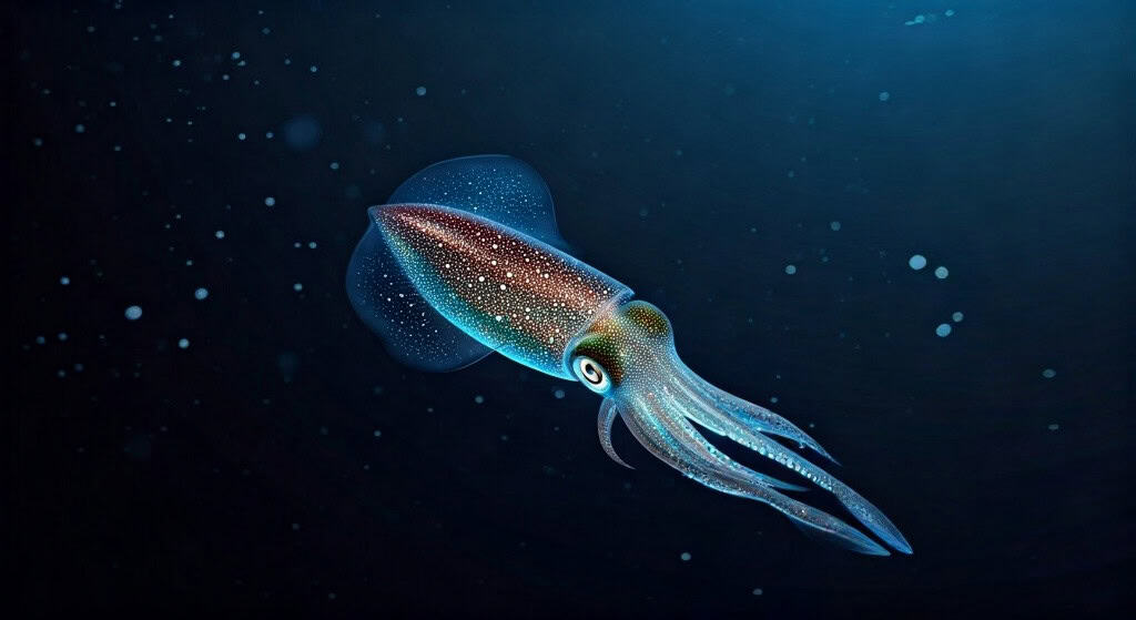 A observação surpreendeu os pesquisadores por se tratar do primeiro registro desse tipo de comportamento em uma lula