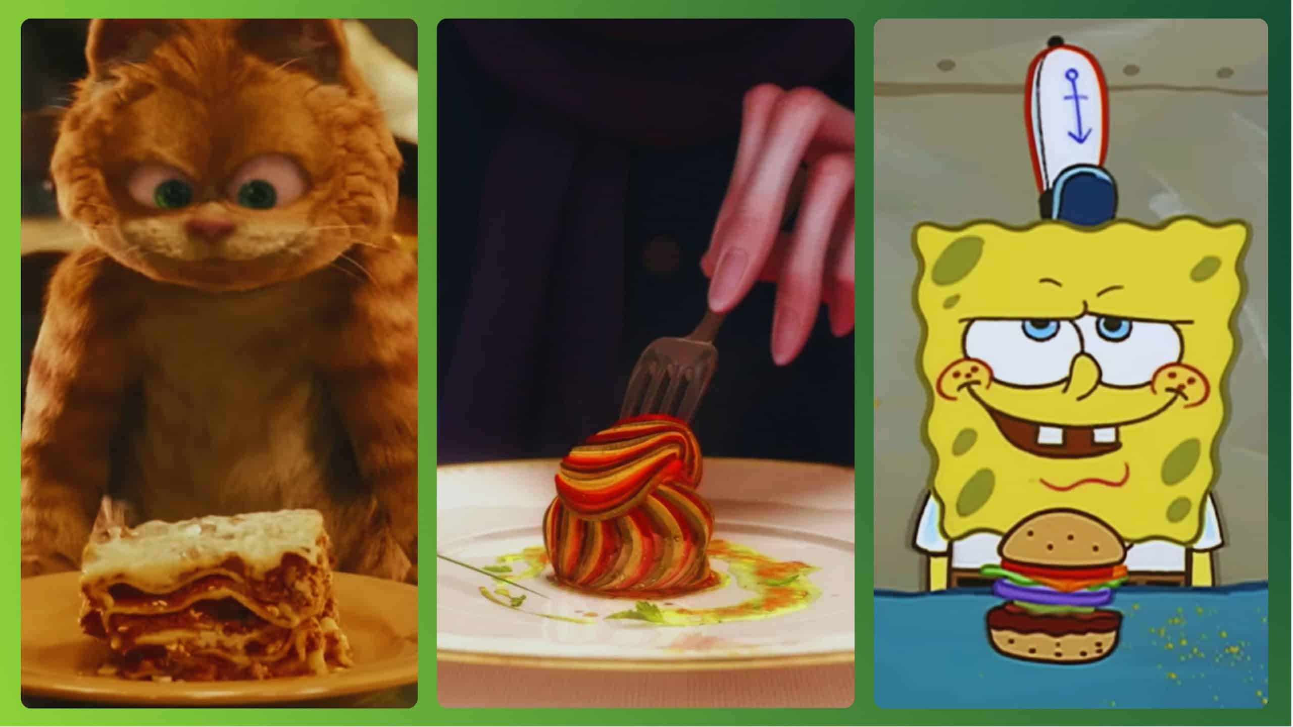 Lasanha do Garfield, Hambúrguer de Siri e mais: 8 pratos de comidas mais famosos da cultura pop