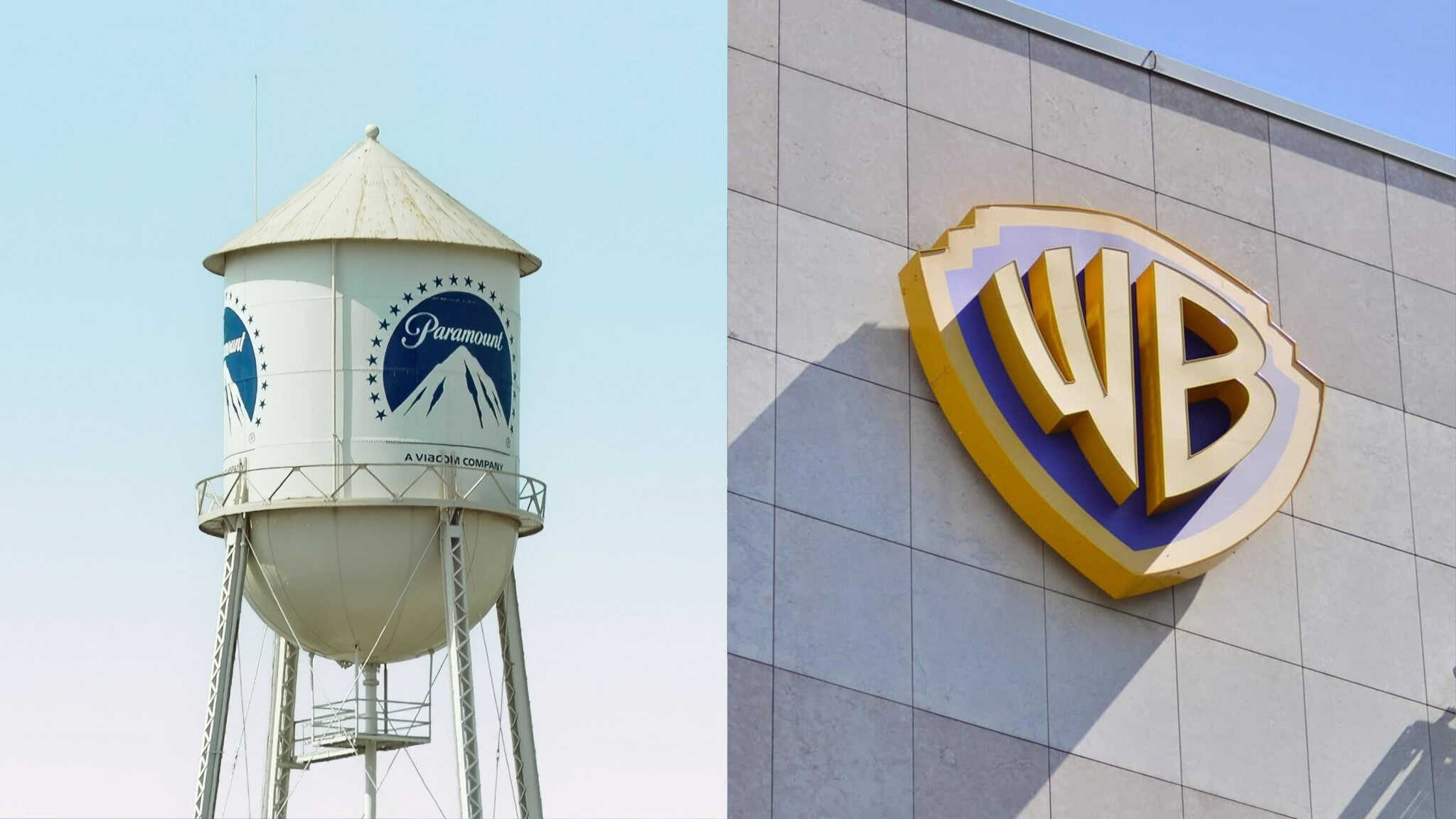 Logos de Paramount e Warner