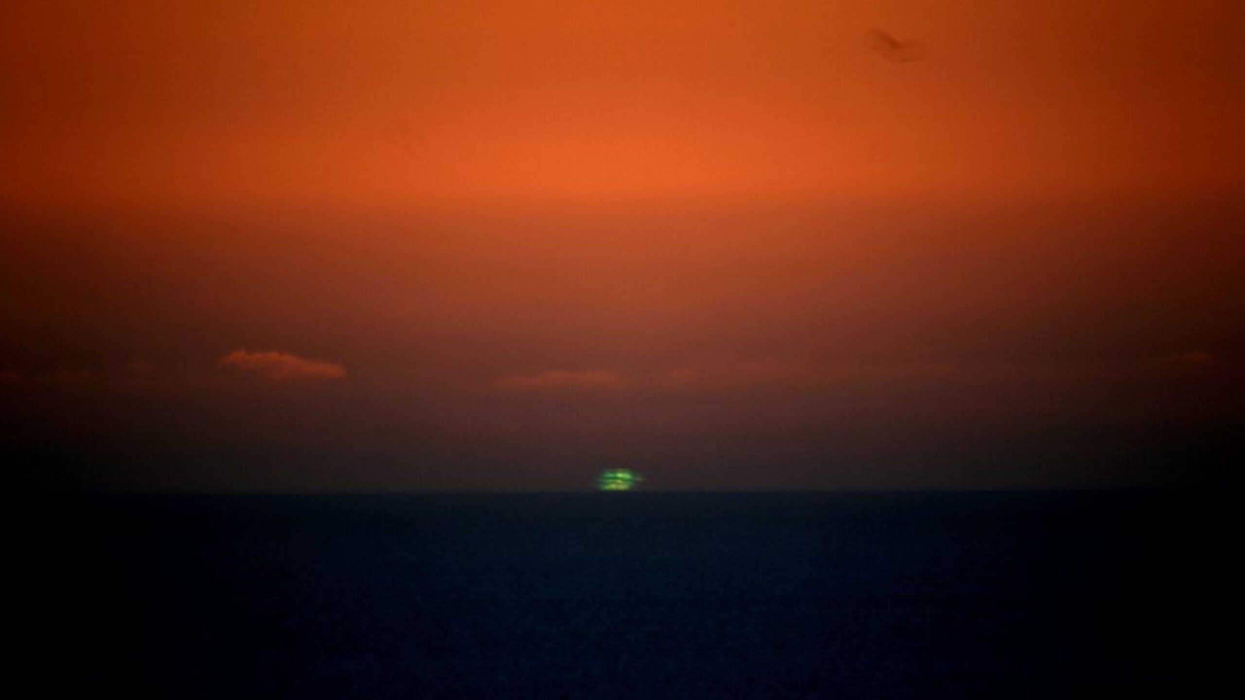 Raio verde: o raro fenômeno óptico que aparece no nascer ou no pôr do sol