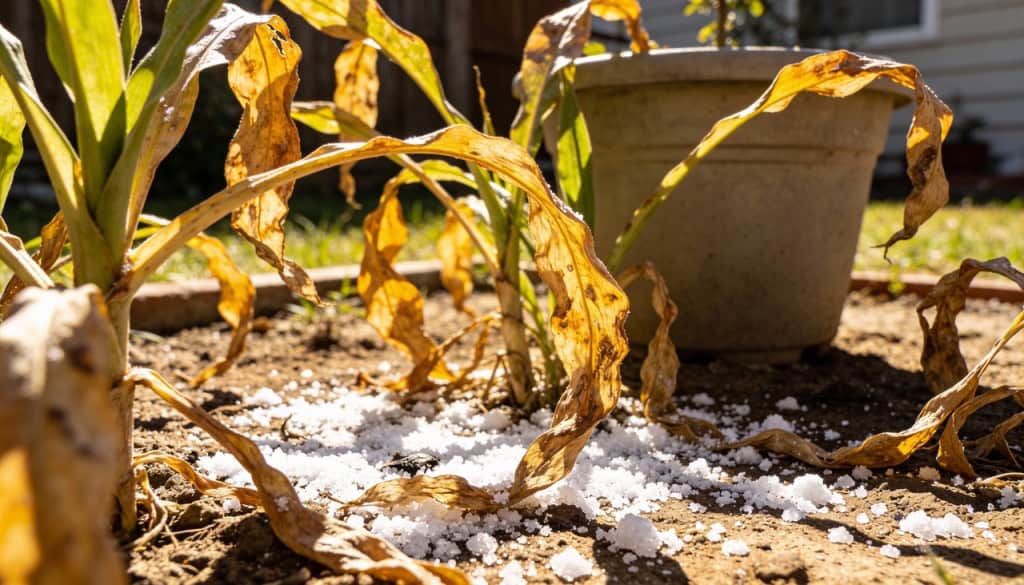 Jogar sal no jardim ajuda no crescimento e proteção da plantas? Mito ou verdade?
