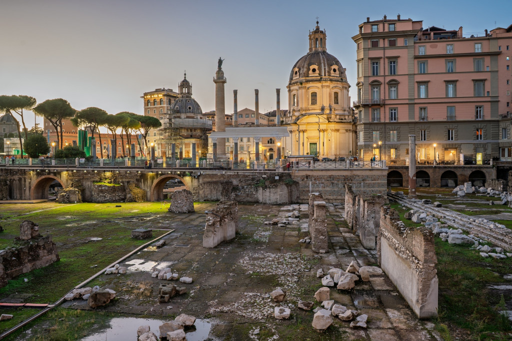área antiga de roma