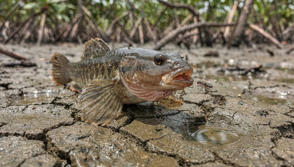 O peixe que desafia a natureza e consegue caminhar e viver fora da água