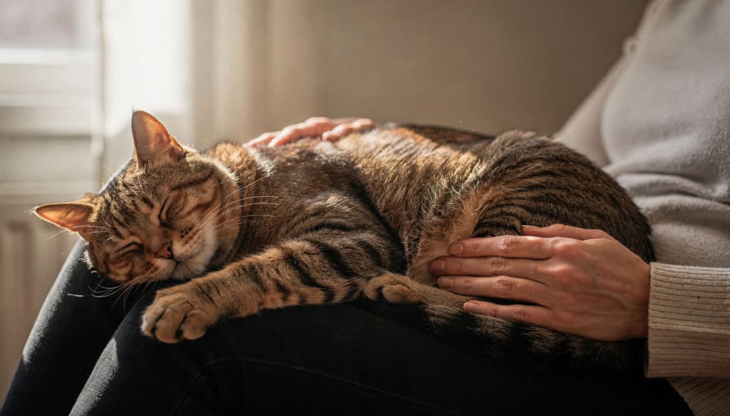 O segredo escondido no ronrom do gato que vai muito além da felicidade
