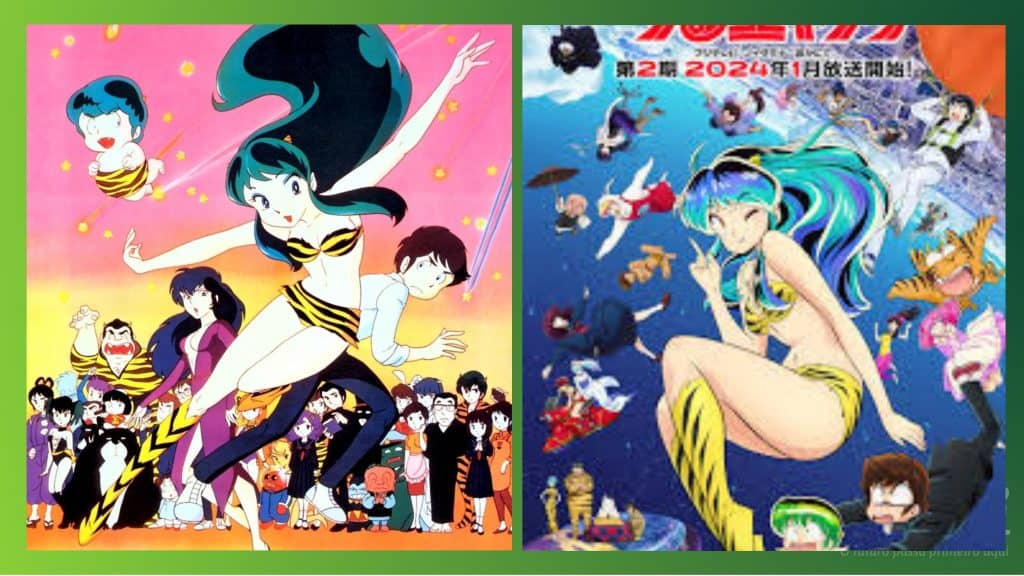 10 animes clássicos que ganharam remakes modernos e onde assisti-los online 21 urusei-yatsura
