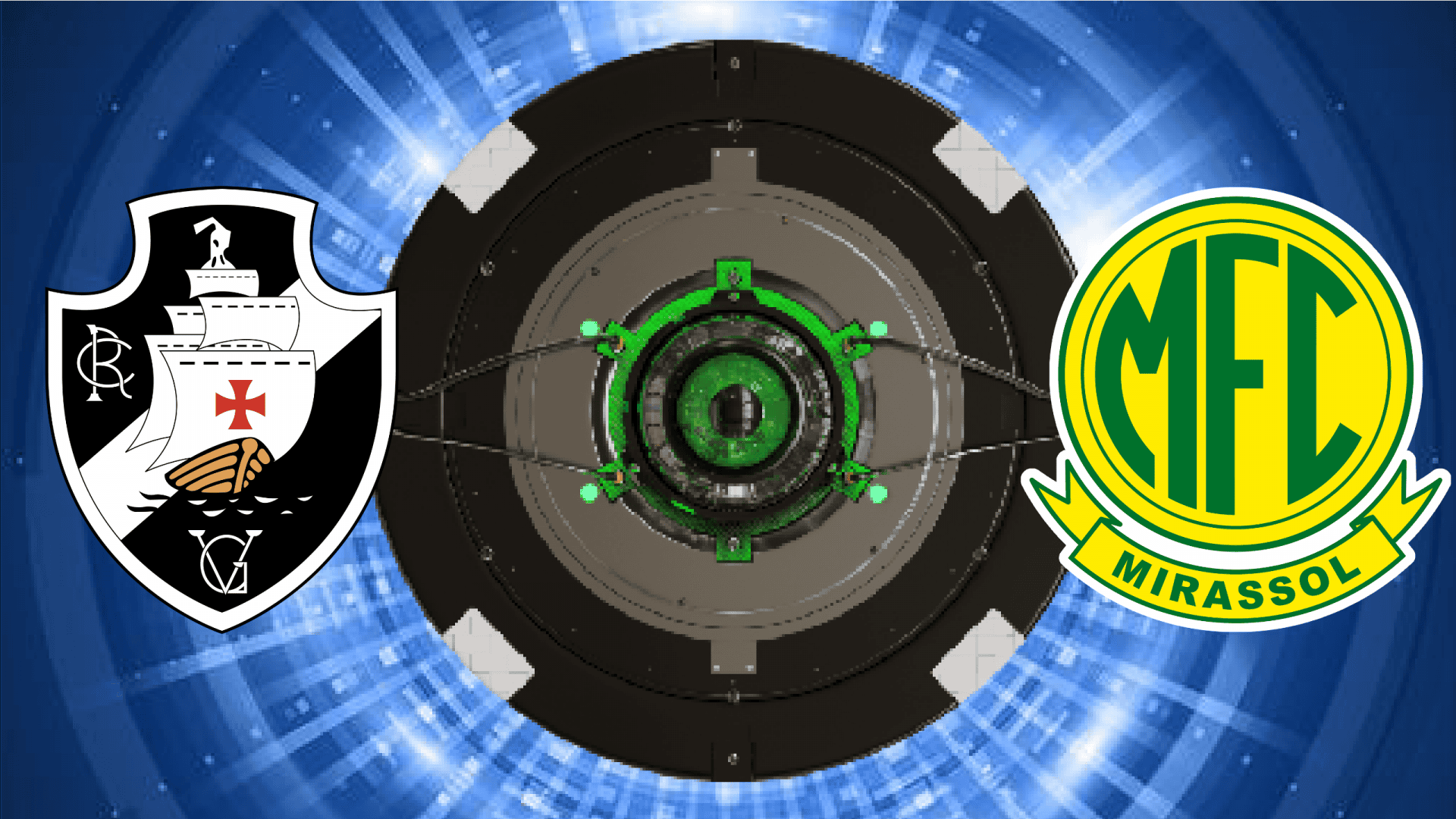 Escudos de Vasco e Mirassol