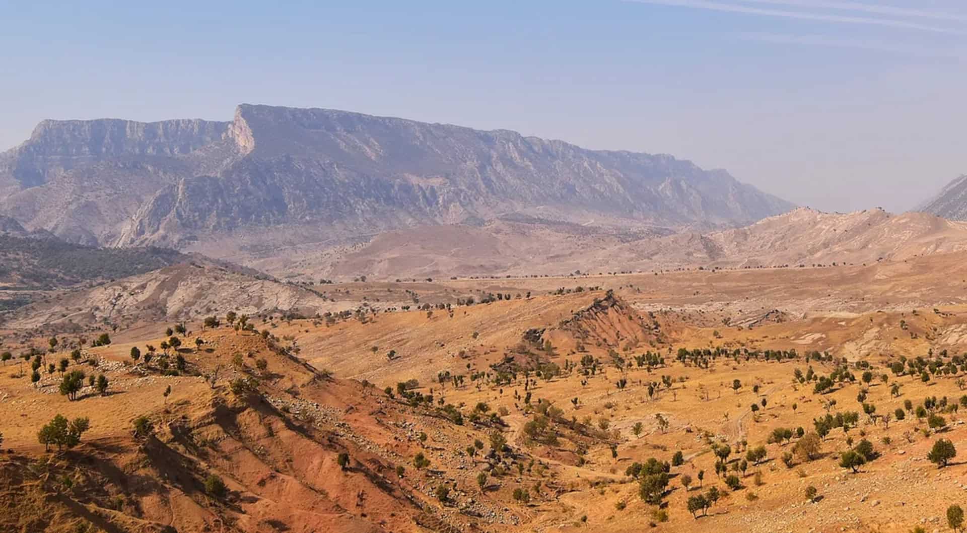 Montes Zagros vistos de cima