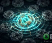 Ilustração de célula capaz de escapar da morte