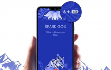 Montagem mostrando celular Spark Go 3, da chinesa Tecno Mobile, fazendo ligação mesmo sem sinal