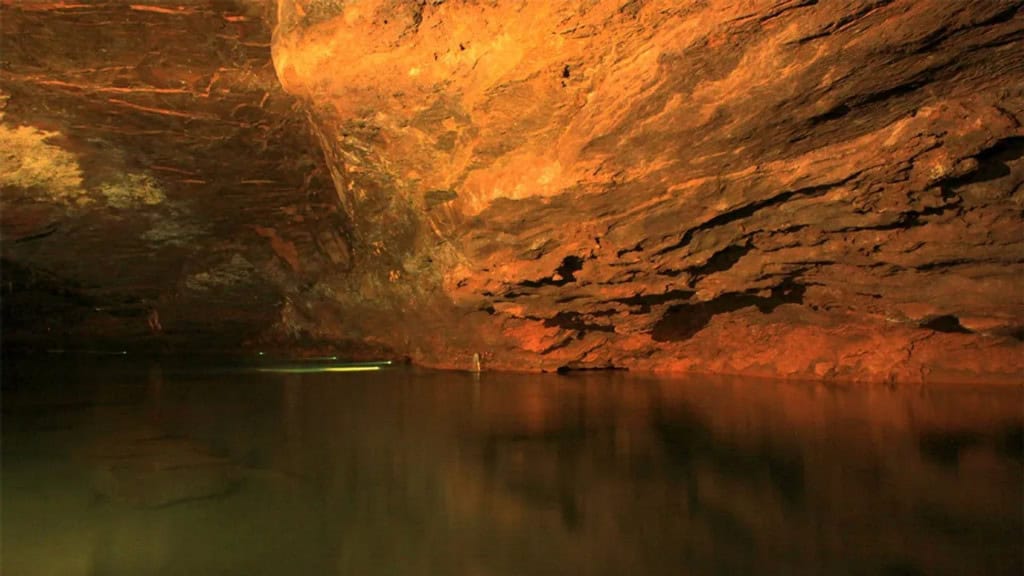 Mar perdido em caverna nos Estados Unidos