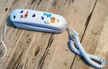 telefone com fio pinwheel home