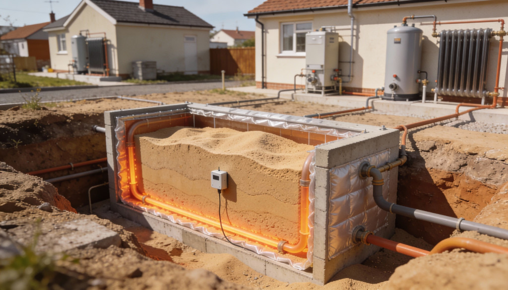 Essa tecnologia com areia ajuda a armazenar calor do sol e mudar o jeito de morar
