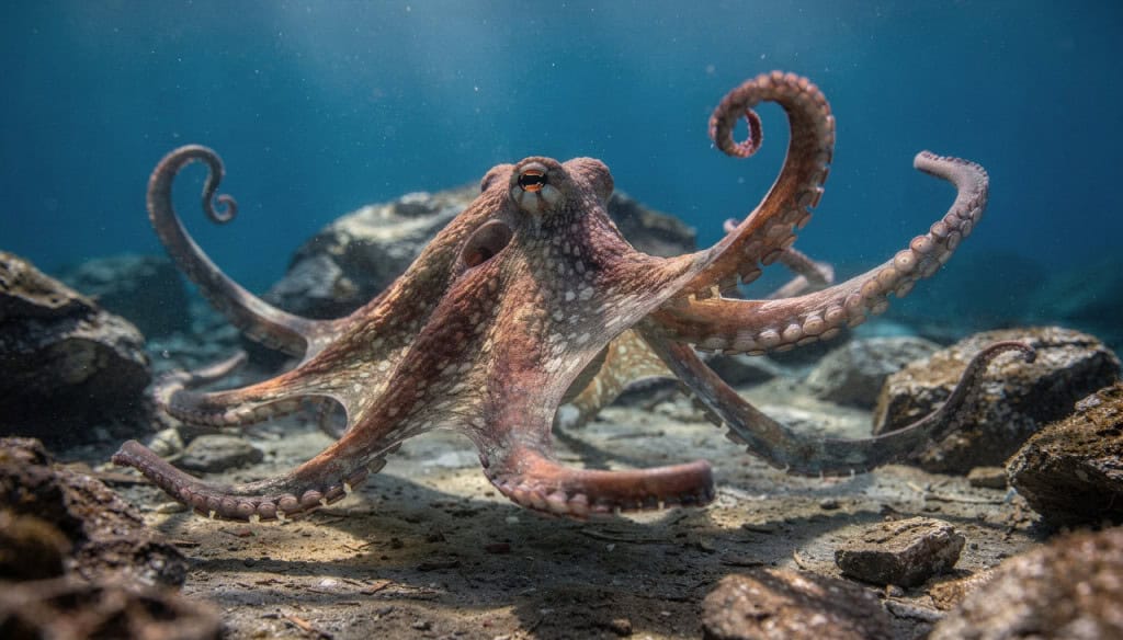 A ciência descobre que os polvos são inteligentes ao ponto de conseguirem resolver problemas complexos feito por humanos