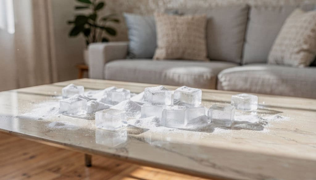 Gelo com bicarbonato no tapete vira aliado contra cheiros persistentes