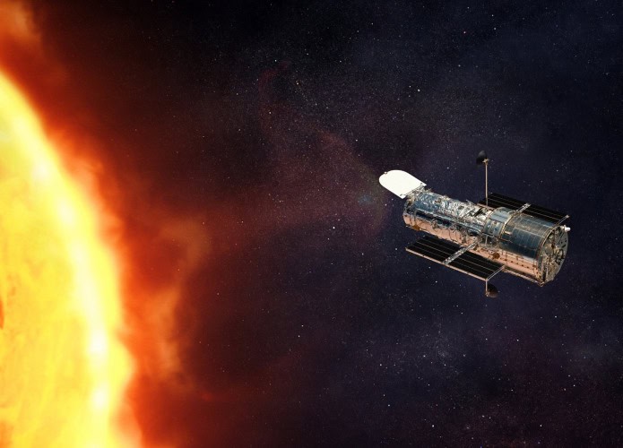 hubble perto do sol