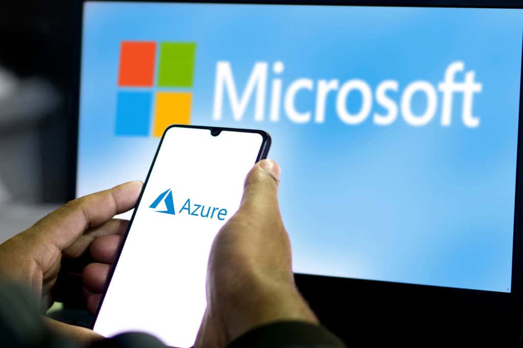 Logos de Microsoft e Azure