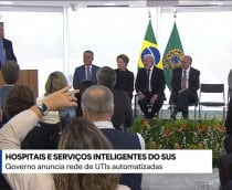 cerimônia de anúncio da Rede Nacional de Hospitais e Serviços Inteligentes do SUS