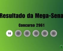 Resultado da Mega-Sena concurso 2961