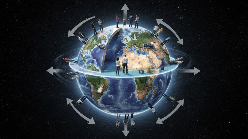 por que ninguém sente a Terra girando a mais de 1.600 quilômetros por hora