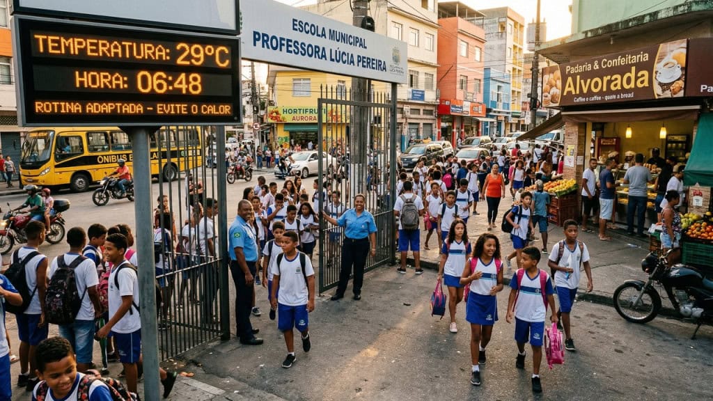 Calor extremo muda o dia a dia dos cariocas em 2026