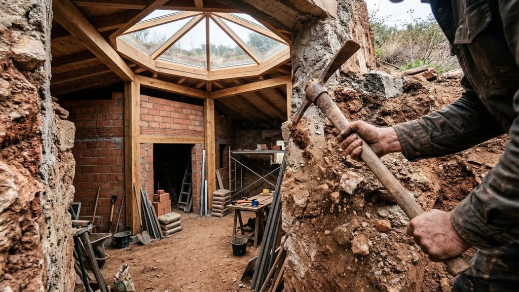 Esses países têm tradição de morar em casas construídas debaixo da terra