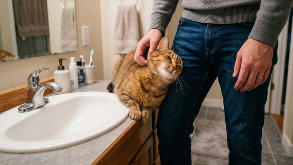 Por que alguns gatos seguem o dono até o banheiro? Veterinários explicam o comportamento