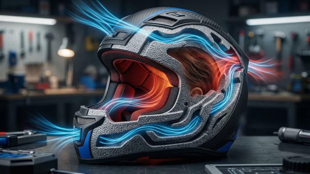 Para que serve o pequeno furo no capacete de moto?