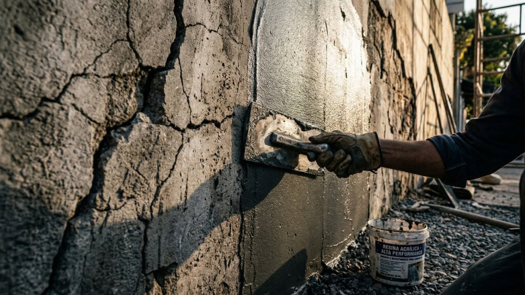 Mistura de cimento com resina acrílica vira o novo queridinho da construção