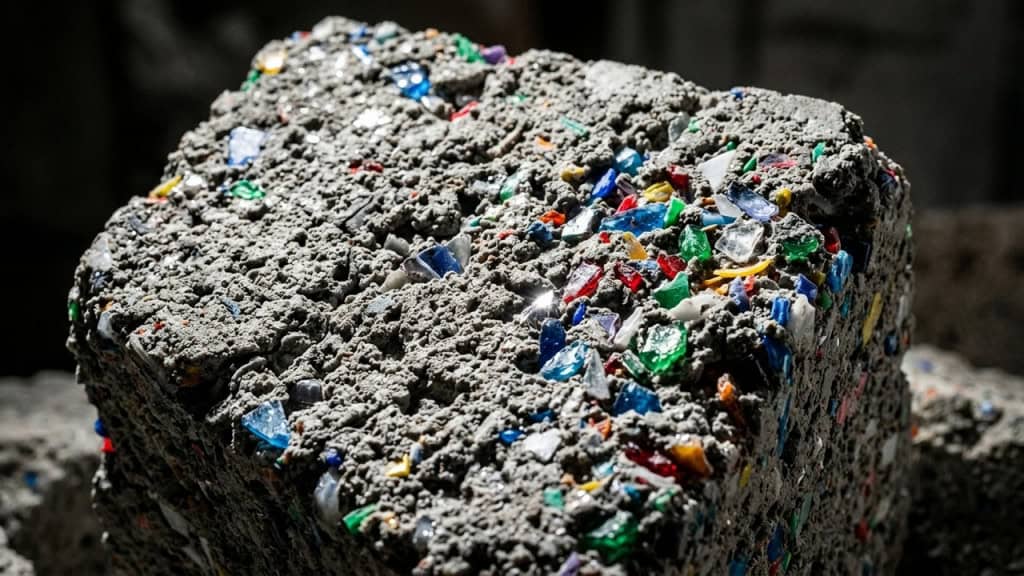 Um engenheiro africano transforma resíduos plásticos em materiais de construção mais leves que o concreto