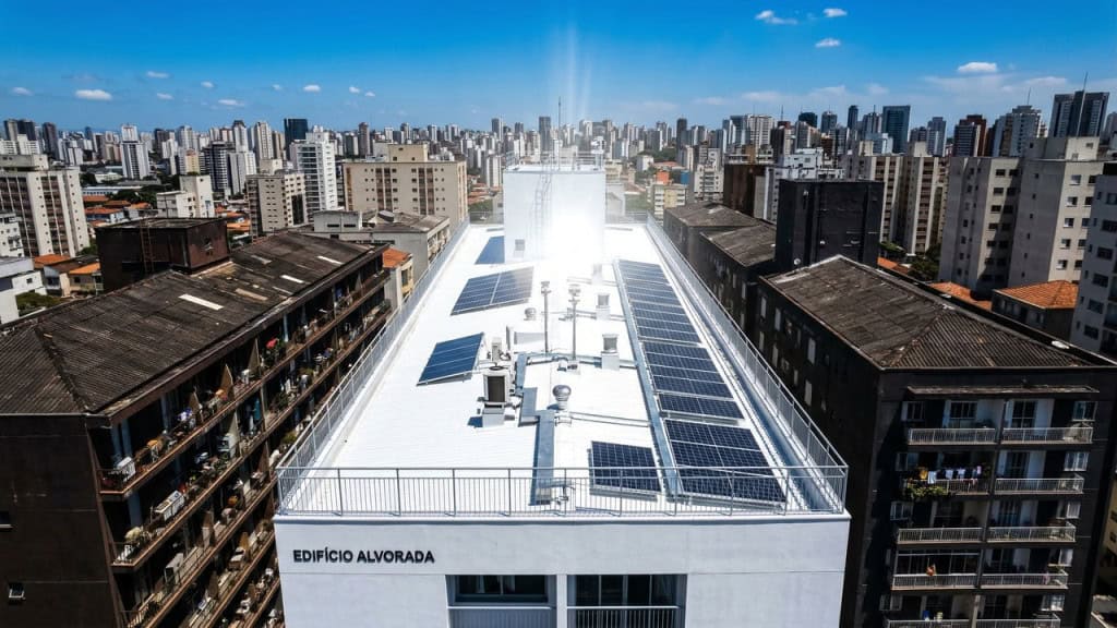 Essas cidades brasileiras decidiram enfrentar o calor começando pelos telhados