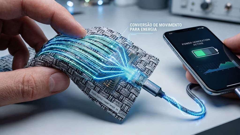 Cientistas criam roupa que recarrega dispositivos eletrônicos